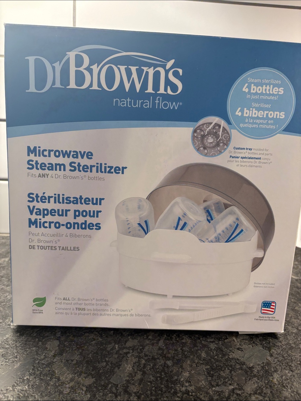 Dr. Brown's Microwave Steam Sterilizer - White